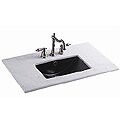 Courtyard Undermount Lavatory Sink (Black)