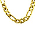14k Gold Over Sterling Silver Figaro 20" Chain