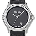 Ebel 1911 Men's Black Leather Quartz Watch