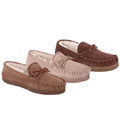 Bearpaw Men's Suede Sheepskin Moccasin Slippers