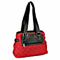 Sydney Love Quilted Twill Tote Bag (Red)