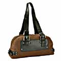 Sydney Love Quilted Brown Twill East West Satchel