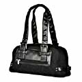 Sydney Love Quilted Black Twill East West Satchel