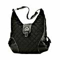 Sydney Love Quilted Twill Black Hobo Bag