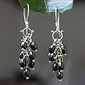 'Exotic' Pearl Earrings (Indonesia)