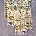 Silk Shawl 'Floral Breeze' (India)