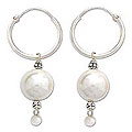 'Clouds' Pearl Earrings (India)