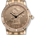 18k Gold Corum Gold Coin Women's Quartz Watch