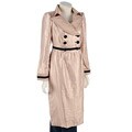 To The Max Long Double Breasted Trench Coat