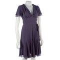 Max & Cleo Short Sleeve Chiffon Dress