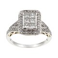 14k White Gold 1ct TDW Diamond Engagement Ring (G-H, I1)