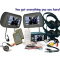 9-inch Headrests with 4.3-inch DVD Player