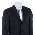 Andrew Fezza Men's Charcoal Pinstriped Suit