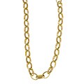 18k Gold Overlay Sterling Silver Italian Rolo Chain