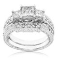 14k White Gold 1 5/8 ct TDW Diamond Wedding Ring (HI, SI)