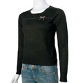 Bisou Jeans Cashmere Pink Bow Sweater