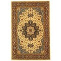 Heritage Tabriz Ivory Wool Rug (6' x 9')