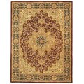 Heritage Tabriz Red and Black Rug (8'3 x 11')