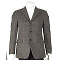 Prada Men's Grey Wool Plaid Blazer