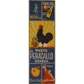Vintage Blue Poster Rug (2'6 x 8')