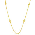 18k Gold Over Sterling Silver Filigree Necklace