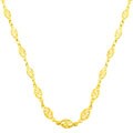 18k Gold Over Sterling Silver Filigee Necklace