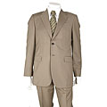 Prada Men's Tan Wool 2-button Suit