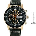 Seiko Men's Chronograph Black Strap Watch