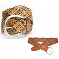 Linea Pelle Women's Multicolor Braided Belt