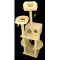 76-inch Bungalow Cat Furniture Tree Condo