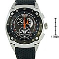 Seiko Sportura leather Kinetic Chronograph Watch