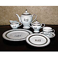 25th Anniversary 6-place Porcelain Tea Service