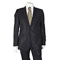 Dolce & Gabbana Midnight Blue Stripe Suit
