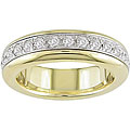 18k Gold 7/8ct TDW Diamond Rolling Eternity Ring