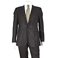 Dolce & Gabbana Men's Charcoal 1-button Wool Suit