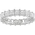 18k White Gold 4ct TDW Full Diamond Eternity Band