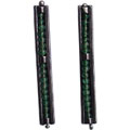 Silver Gemstone Post Pylon Earrings (Israel)