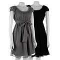 Zoe D Dress w/ Tie Waist & Ruffle Detail