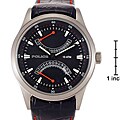 Police Men's Black Stainless Steel Watch