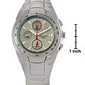 Seiko Chronograph Grey Dial Stainless Steel Watch