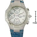Seiko Women's 8 Diamond Blue Strap Watch