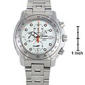 Seiko Chronograph White Dial Stainless Steel Watch