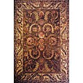 Hand-tufted Olive Green Wool Rug (5'6 x 8')
