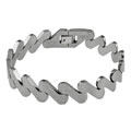 Tungsten Wave Design Bracelet