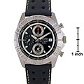 Seiko Men's Chronograph Black Strap Watch