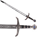 Medieval Robin Hood Longsword with Wall Plaque