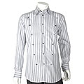 Dolce & Gabbana Men's White Striped Dress Shirt