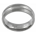 Titanium Comfort Band Polished Finish Ring