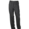 Dolce & Gabbana Men's Grey Stripe Wool Pants