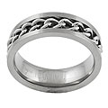 Titanium Embedded Chain Design Comfort Band
